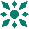 H is replaced with a logo of where they left the testimonial.